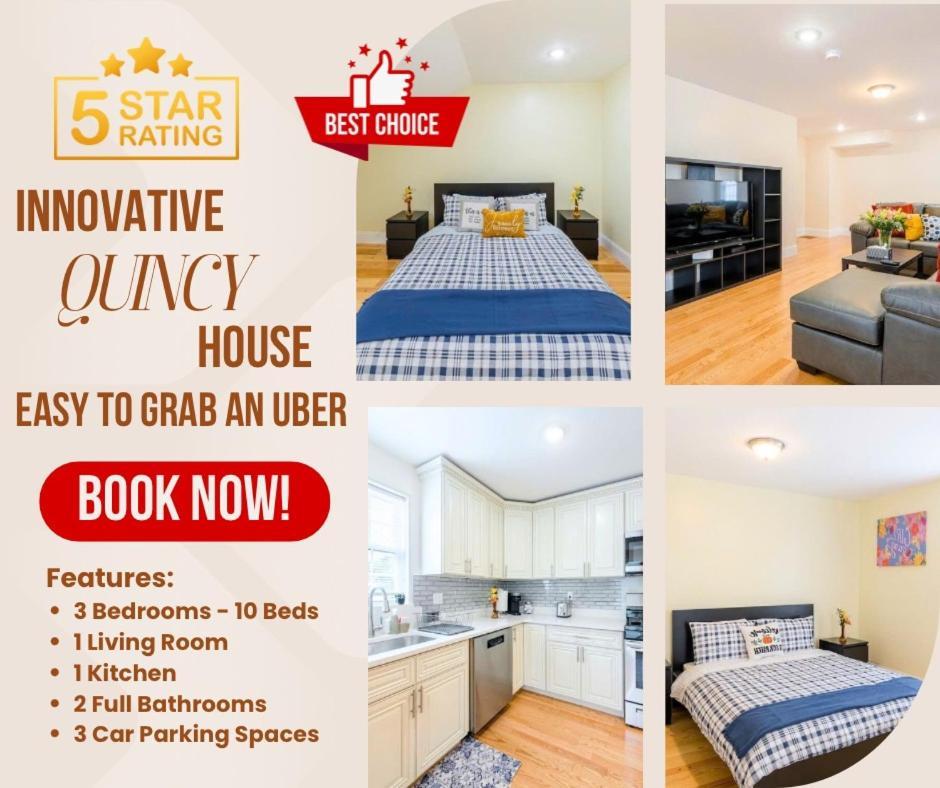 37 - 3Br Quincy - Cozy Townhouse Near Blue Hills公寓 外观 照片